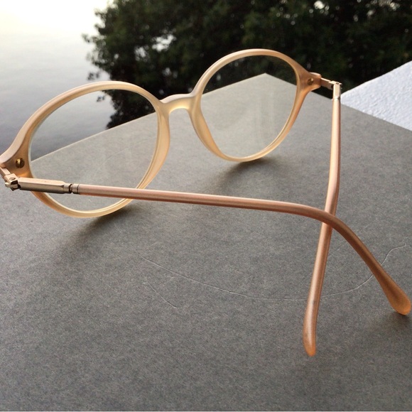 Logo Paris Eyeglasses UZ 940 Polyamide Nylon Crystal Frames with Gold Insert - Picture 5 of 10